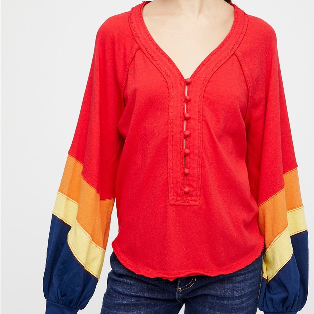 We the Free Winter Sun Henley size M